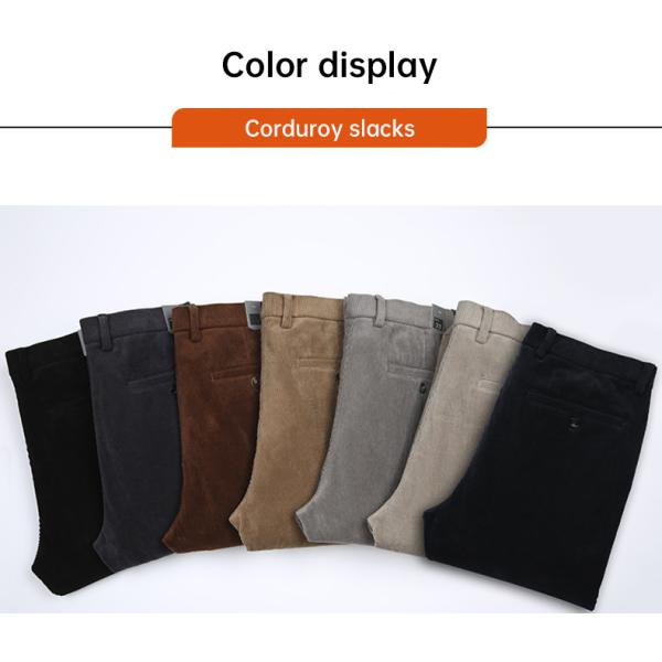 Осенние и зимние простые брюки плюс шерсть теплые зимние шерстяные утепленные мужские брюки