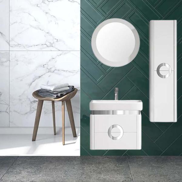 SONSILL New Design Luxury Bathroom Vanity Furniture Cabinets With LED Mirror