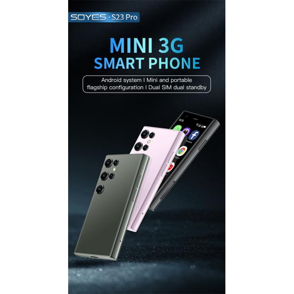 S23 Pro 3G Mini Smartphone 3.0''HD 2+16GB 1000mAh WIFI Dual SIM Mini Phone