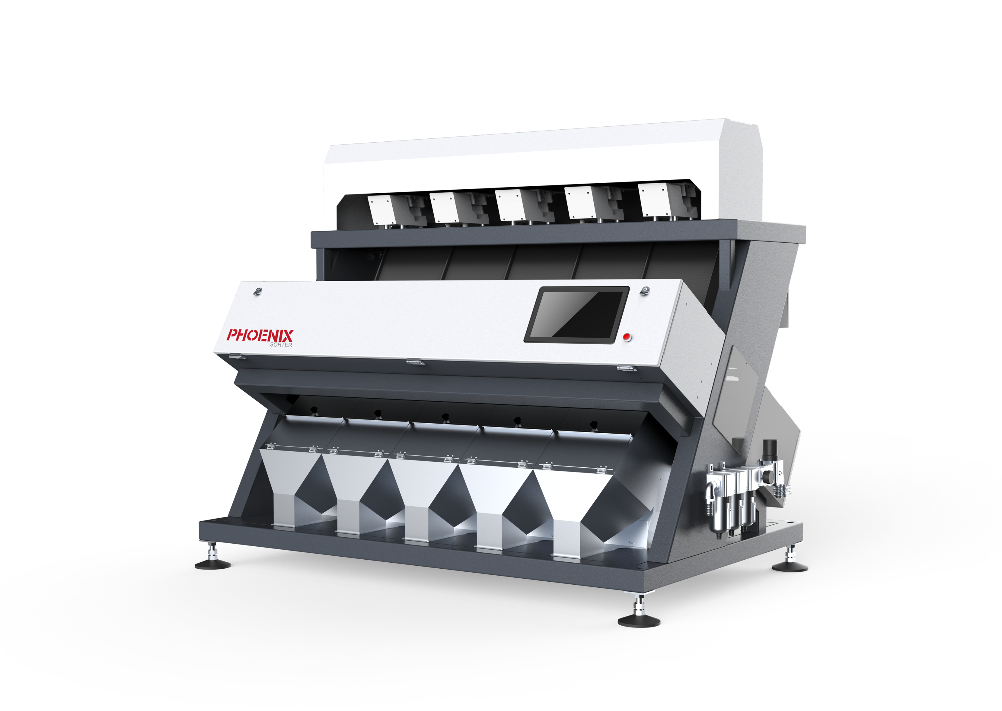 Phoenix‑AI Intelligent Brown Rice Color Sorter Adopt High‑dimensional HDR Camera