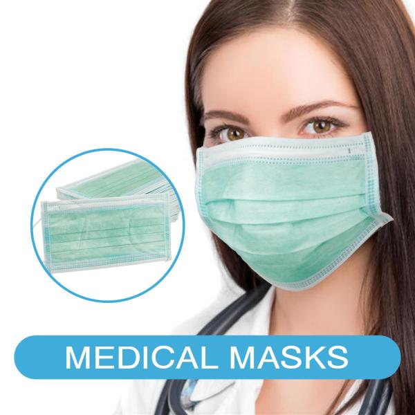 Fda Ce Approved Dispsoable Face Mask Colored Surgical Masks Anti Static