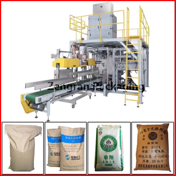 Oil Seeds Automatic Open Mouth Bag Filler seam sewing heat sealing