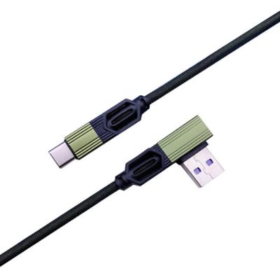 Tipo cobre puro de carregamento da liga de alumínio do cabo de C 5A USB 2,0