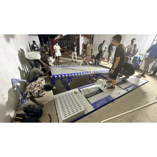Cartesykj 4WD Horse Power Machine Automotive Power Performance And Chassis Dynamometer Machine 2000hp 2 eddy currents adjustable wheelbase in Uganda