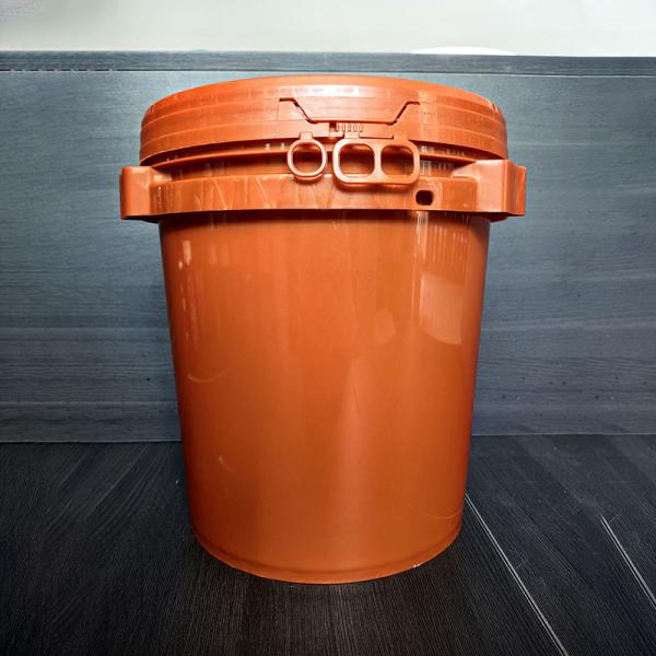 Eco Friendly Round Plastic Pail With Custom Logo Plastic Round Bucket