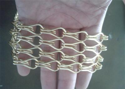 Wire Diameter 2.0mm Decorative Metal Mesh Aluminium Fly Curtain