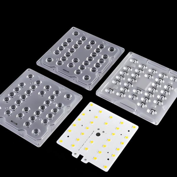 50W SMD 5050 LED PCB Board and 80x140 Degree Beam Angle Lens with Private Label