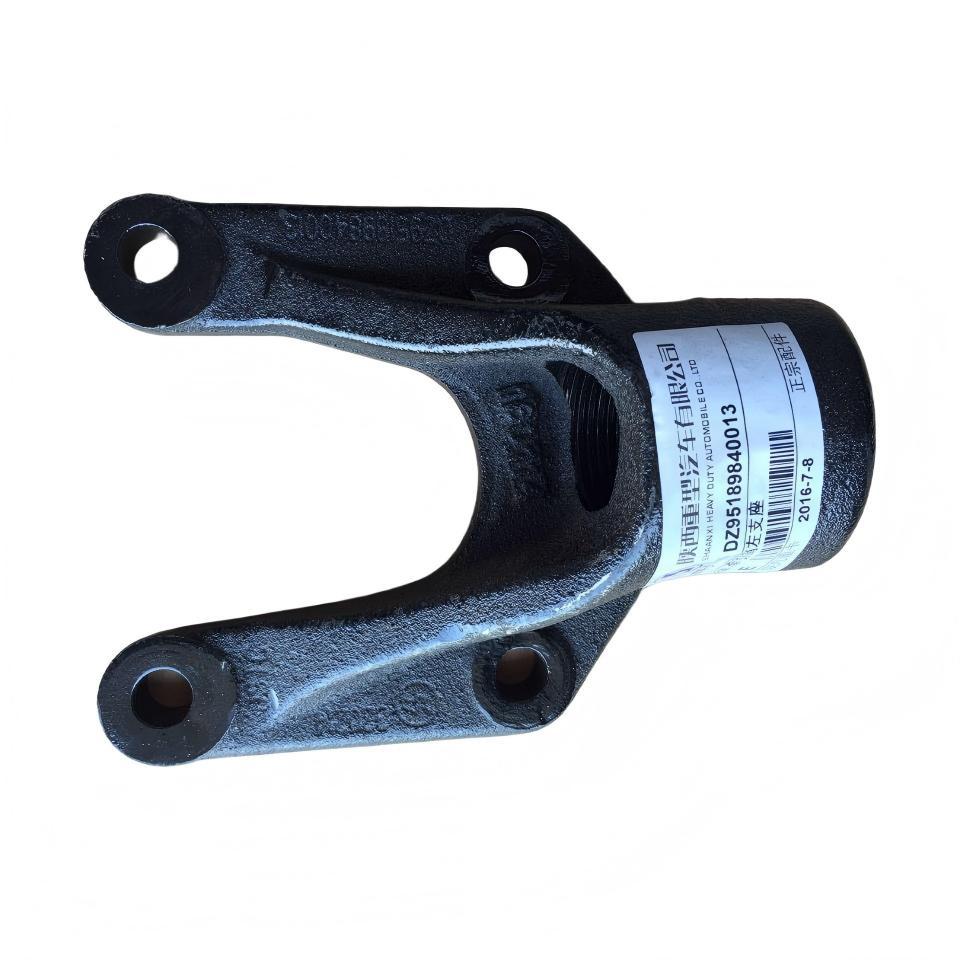 Factory Wholesale Truck Fifth Wheel Left Support Bracket Part Number DZ95189840013 High Load Bearing Cast Iron Traction Pin Fixing Bracket For Commercial Vehicle Chassis Maintenance Accessories