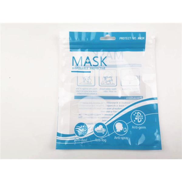 Bolso de empaquetado plástico que se puede volver a sellar de la bolsa N95/KF94 de la impresión de la venta directa de la fábrica del logotipo del bolso de encargo de la máscara para la máscara