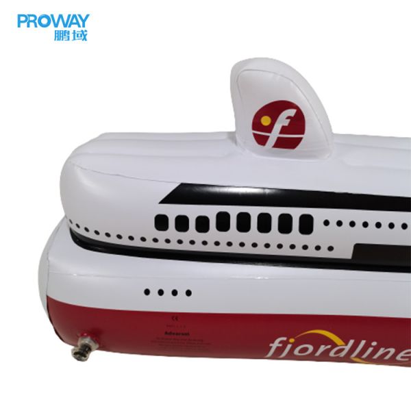 Custom Giant Inflatable Cruise Ship | Branded Advertising Prop for Travel & Maritime Promotions