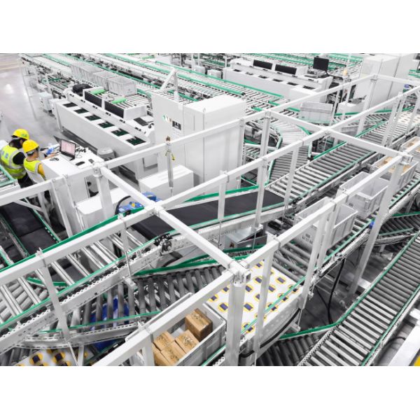 Carton Box Conveyor Sorting System Flexible Gravity Roller Conveyor System Logistics Sorting Warehouse Storage Rack