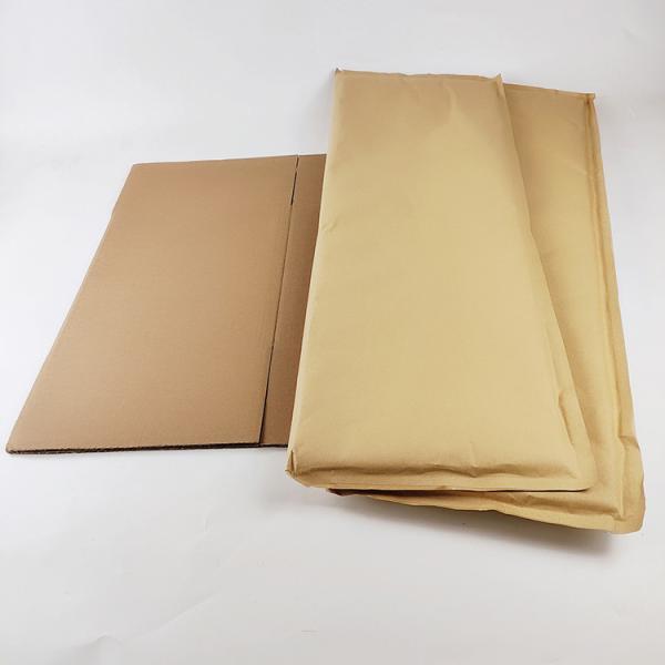 Eco friendly Roadside Recyclable kraft paper thermal liners Wool Material Box Cooler Liner