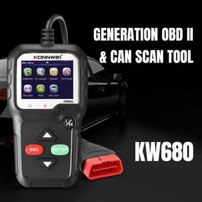 Lecteur de code des véhicules à moteur diagnostique multilingue de défaut du moteur OBD2 du scanner AL319