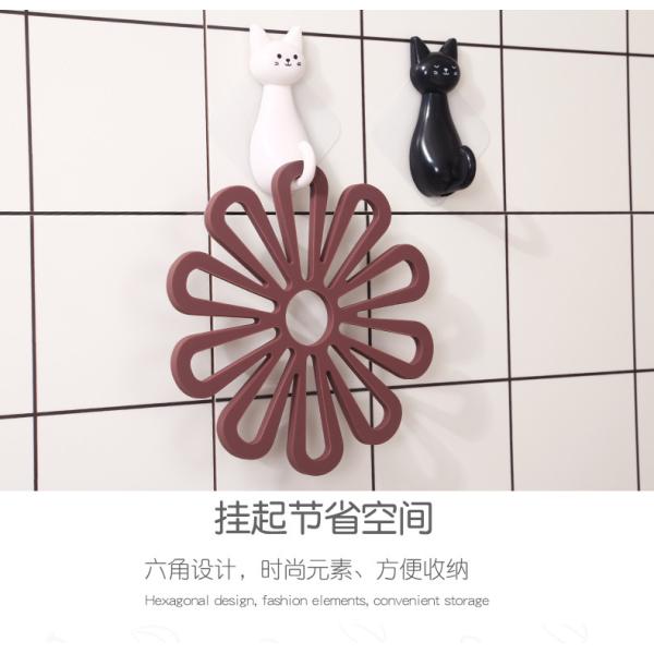 Flower Silicone Pot Holders Heat Resistant Kitchen Counter Dish Pad