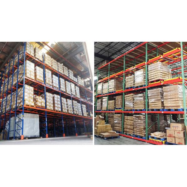 Push Back Pallet Racking High Density Warehouse Storage Racking Push Back Rack