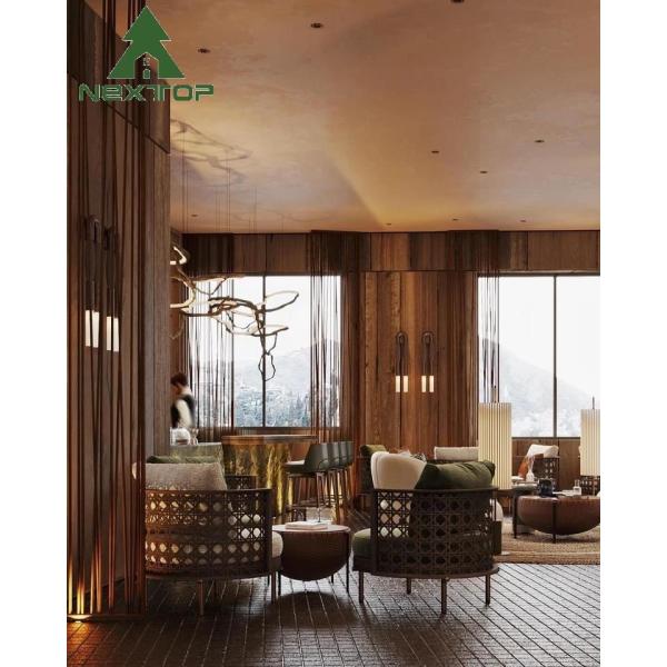 OEM ODM Hotel Lobby Furniture Exquisite Waiting Area Negotiation Sofa Set