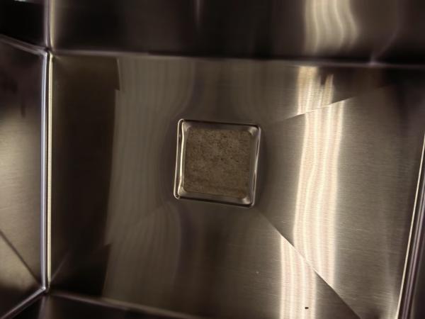 Square Drain Hole Stainless Steel Single Bowl Sink Topmount Installation Versatile