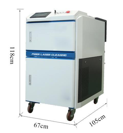 100 watts máquina de limpeza de superfície do laser de 200 watts para a remoção da pintura