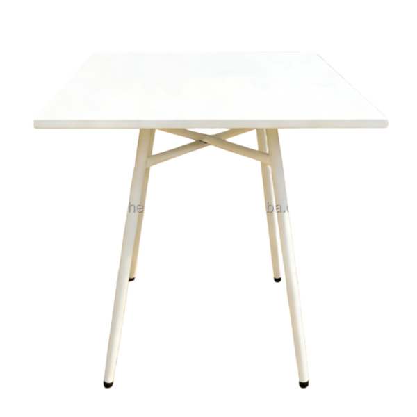 All Weather Lightweight Portable Outdoor Coffee Table Foldable Waterproof UV-Resistant for Hotel Park Villa Balcony Bistro
