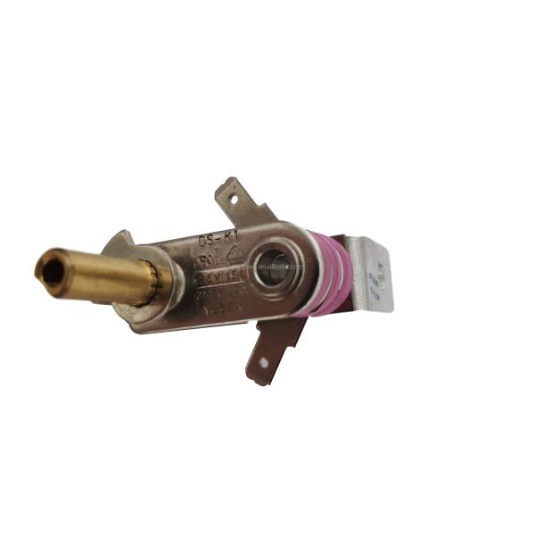 Электрический биметаллический термостат с диапазоном температуры 50-250 и регулируемой конструкцией