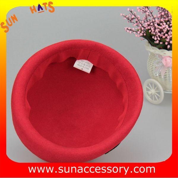 T5631228 Sun Accessory customized  winner  fashion 100% wool felt  beret, women hats and caps wholesaling