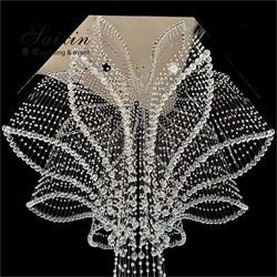 Glass Crystal Bead Curtains Ceiling Hanging With Crystal Ball Event Drape Wedding Decoration