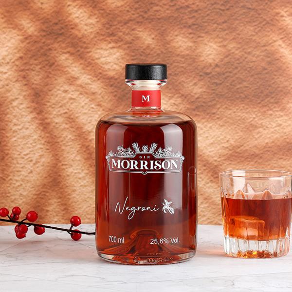 Custom Colour Glass Bottles for Vodka Whisky Rum 200ml 375ml 500ml 700ml 750ml 1000ml