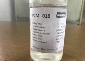 PCM material HDPE/PET 600 17,5 da corrente fria de mudança de fase ~ 18,5 para