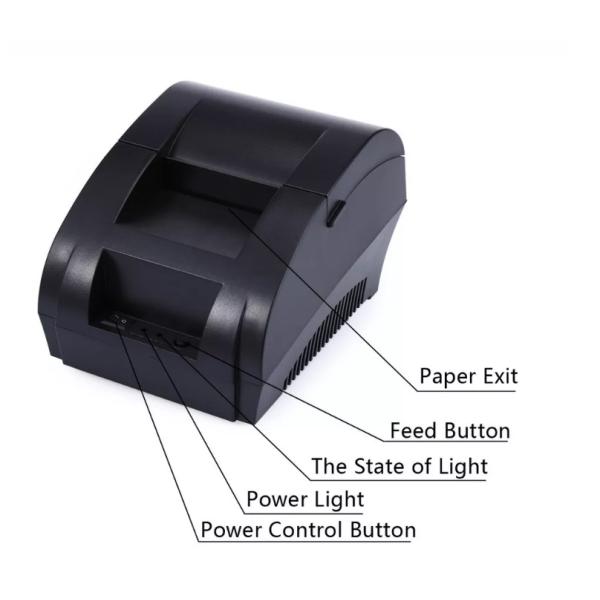 Desktop Supermarket Restaurant Kitchen Printer POS Bill Printer For Shop Retail