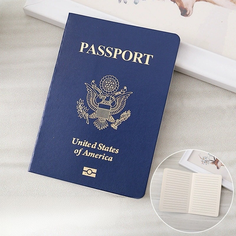 Passport Style Mini Pocket Notebook And Custom Travel Journal For Novelty Gifting
