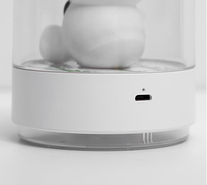 3.7V 1W Bedroom LED Night Light Panda Design USB Rechargeable