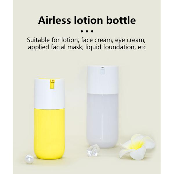 PETG КАК пластиковая безвоздушная упаковка солнцезащитного крема бутылки 30ml 50ml Cosmestic насоса