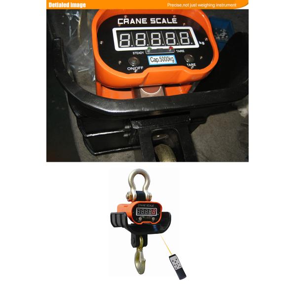 Heat Resistance Remote Control Digital Weighing Hook Scale , Hook Weight Machine
