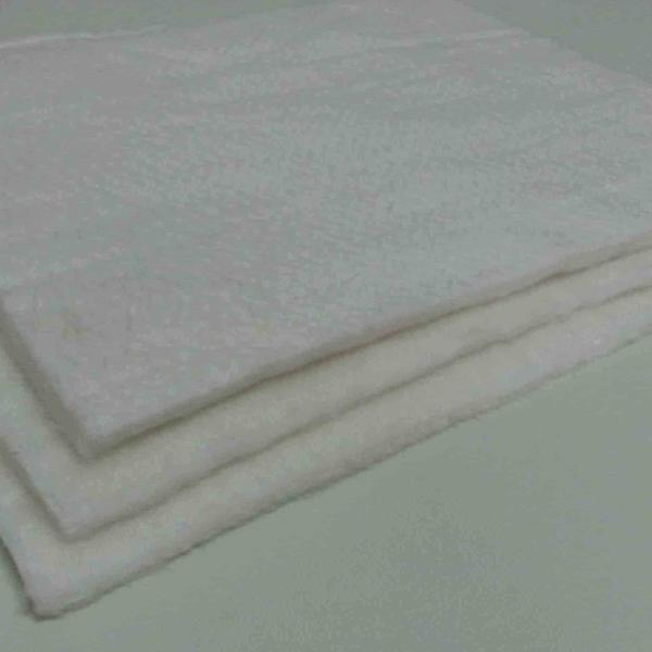 Tapis blanc d'aiguille de fibre de verre d'épaisseur de la couleur 8mm utilisé