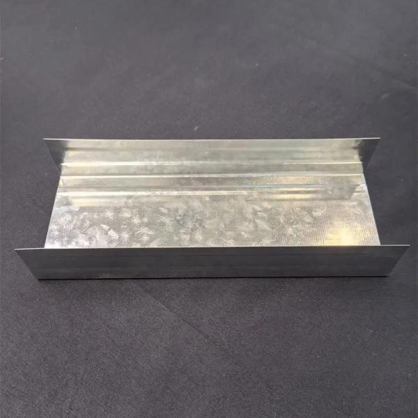 Building Material Silver Metal Stud And Metal Track In U Shaped Design For Construction