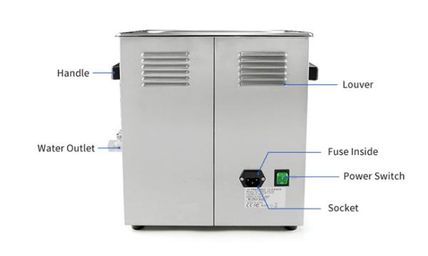 GT Sonic Cleaner Fuel Injector Cleaner Heating Function 13L Industrial Ultrasonic Bath