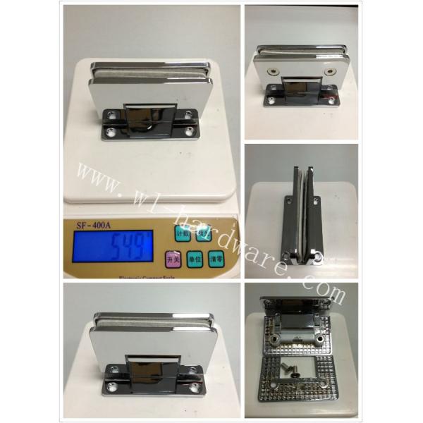 90 degree double pack heavy duty stainless steel glass clamp & glass door hardware for shower door WL-8001