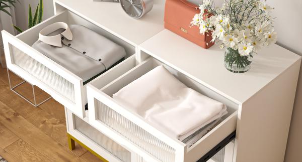 Downloads: 0  4 Drawer Dresser for Bedroom, Modern Dresser Closet, Chest of 4 Drawers for Bedroom, Living Room Entryway, Hallway