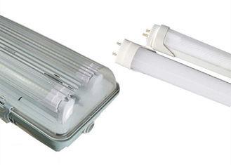 22W Explosion Proof LED Lights  ,  Waterproof Tube Light Fittings AC 100V - 245V T8