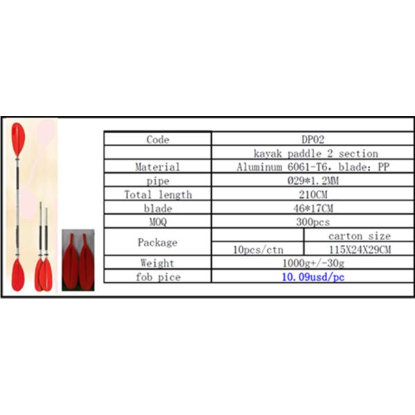 2 Pack - Kayak Paddle Curved Blade,Water sports from China supplier ISURE MARINE