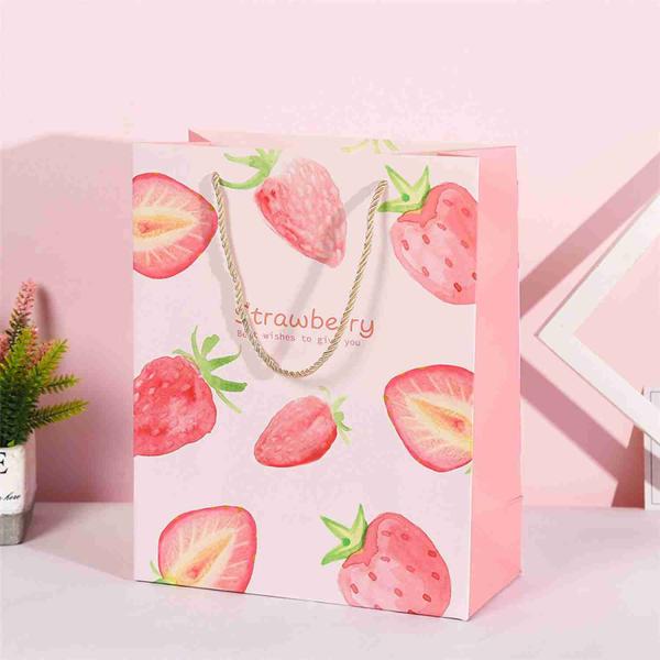 Personalized paper 8x4x10 Gift Bags Packaging Shopping For Children Kids Birthday Party
