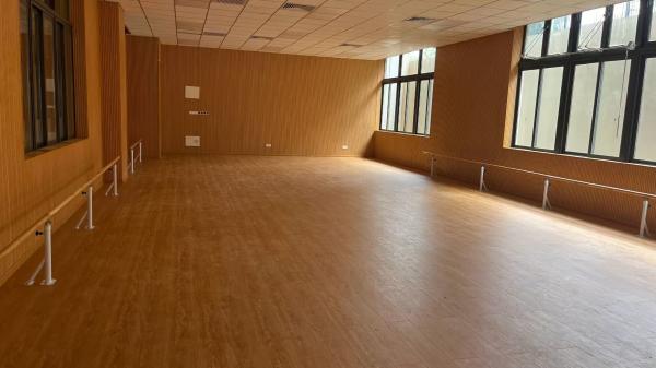 Classroom Sound Absorbing Veneer Woodgrain Grooved Acoustic Panel Interior Board