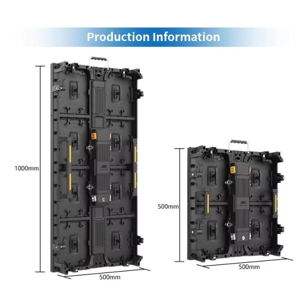 Die-Cast Aluminum High Brightness P16 640*640mm Outdoor Waterproof Full Color LED Display