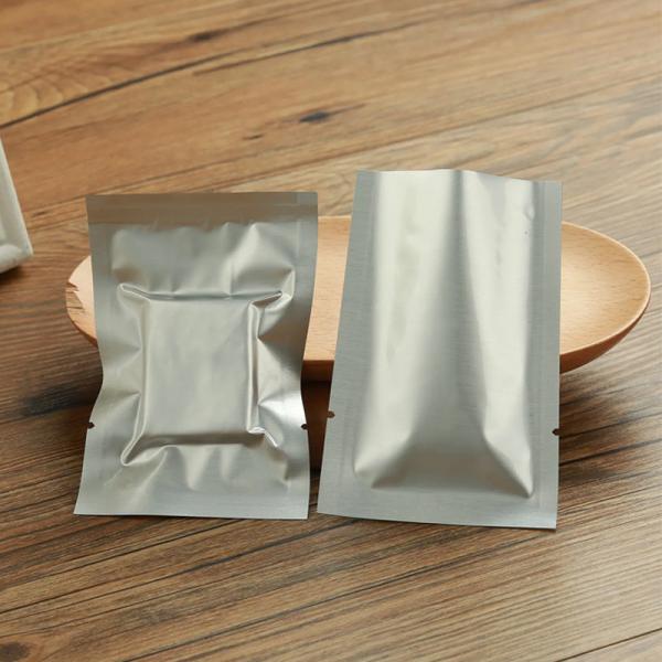 J01 Sacos de vácuo de alumínio puro, resistentes a altas temperaturas, para armazenamento de alimentos e carne, sacos de embalagem a vácuo