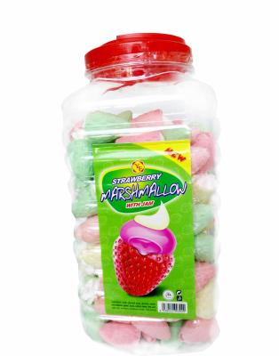 Doces doces e macios do marshmallow/de sabor e da morango marshmallow da forma do gelado