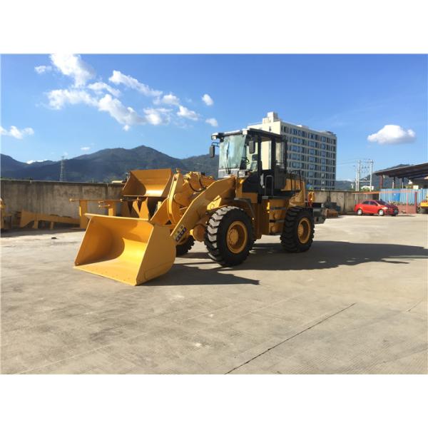 3.5 Ton 5 Ton 938 Wheel Loader Machine , 4 Wheeler Bucket Loader Nylon Tires