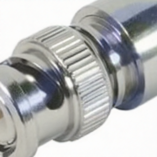 50 Ohm BNC Terminator Coaxial Plug L-com BTB5MD with Brass Shell Nickel Plating and RoHS Compliance