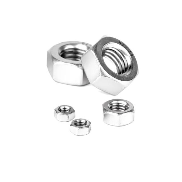 Ss304 Hex Head Nut Stainless Steel ANSIB18.2.2 Grade 4.8 Nut for Heavy Duty Applications