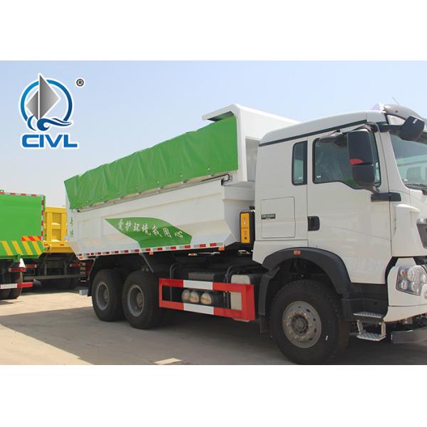 U-profil Carriage Grey HOWO Trucks Small Dumper For Cleaning Muck