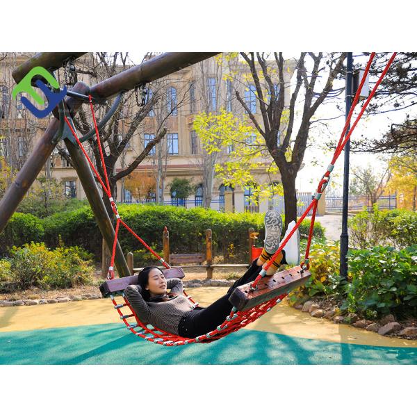 Деревянная на открытом воздухе кровать 25kg качания гамака спортивной площадки для детей